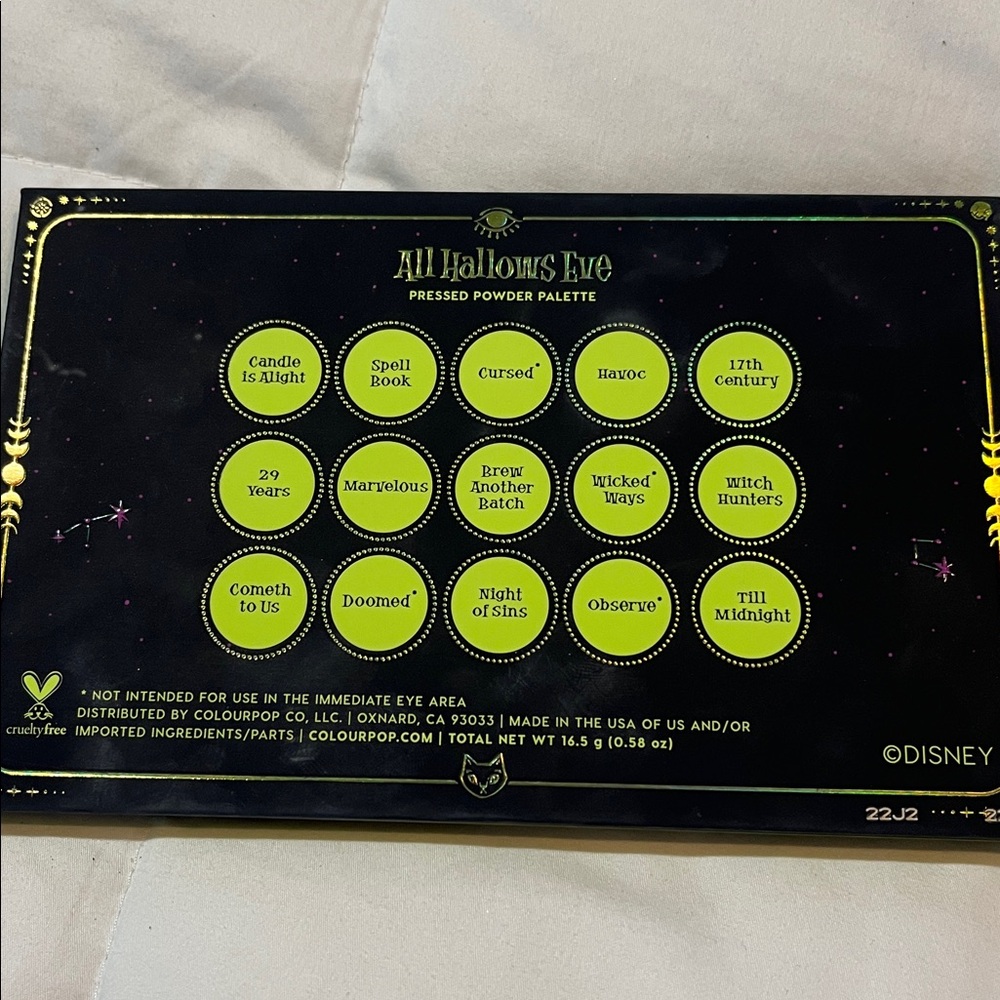 Colourpop Disney Hocus Pocus Pallet Set - Picture 9 of 9